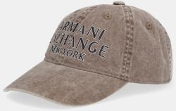 Armani Exchange pamut baseball sapka - bézs Univerzális méret - answear - 30 990 Ft