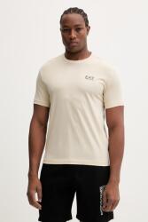 EA7 Emporio Armani t-shirt férfi pamut - bézs L