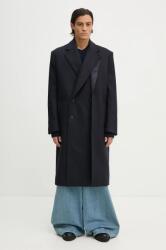 Y/Project gyapjúkabát DOUBLE FRONT COAT - sötétkék S
