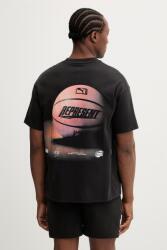 PUMA pamut póló Represent - fekete XXL
