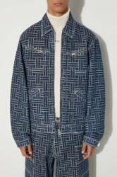 Kenzo farmerdzseki Trucker Denim Jacket Weave - sötétkék L