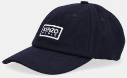 Kenzo gyapjú siltes sapka - sötétkék Univerzális méret