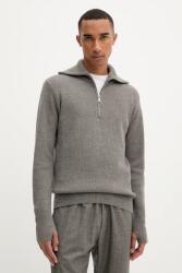 Barena Venezia gyapjú pulóver Knitwear Batigia - szürke M