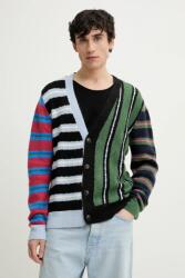 Desigual kardigán gyapjú keverékből MIDSTRIPES - többszínű M