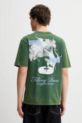 Filling Pieces pamut póló Grammophone - zöld S