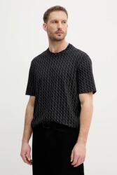 Giorgio Armani pamut póló - fekete XL - answear - 16 990 Ft