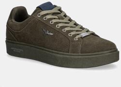Aeronautica Militare velúr sportcipő SNEAKERS - zöld Férfi 42