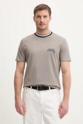 Giorgio Armani pamut póló - bézs L - answear - 27 990 Ft