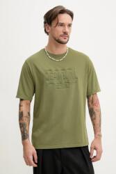 Desigual pamut póló WASHINGTONGR - zöld M