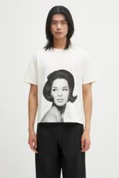 Wales Bonner pamut póló Selah Oversized T Shirt - bézs XL