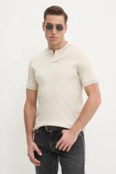 Calvin Klein pamut póló - bézs L - answear - 23 990 Ft