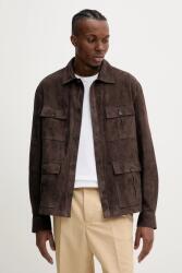 Bally bőrdzseki - barna 48