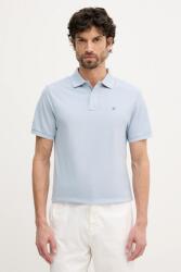 Hackett London pamut póló - kék S - answear - 25 990 Ft