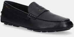 Bally bőr mokaszin - fekete Férfi 45