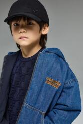 Emporio Armani gyapjú siltes sapka - sötétkék M