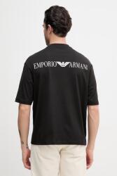 Giorgio Armani pamut póló - fekete S - answear - 31 990 Ft