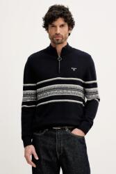 Barbour gyapjú pulóver Kepwick - sötétkék M