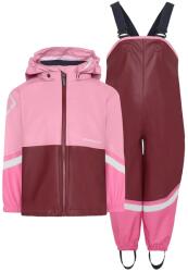 Didriksons rövid kabát WATERMAN KIDS SET 12 - burgundia 120