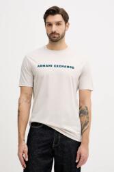 Giorgio Armani pamut póló - bézs L - answear - 16 590 Ft