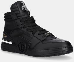 Philipp Plein bőr sportcipő Phantom Kicks High Top - fekete Férfi 43