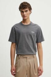 APC A. P. C. pamut póló t-shirt boxy petit vpc - szürke M