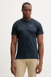 Salewa sportos póló Puez Melange - sötétkék XL