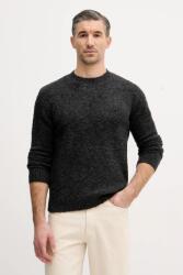 Sisley gyapjúkeverék pulóver - szürke S