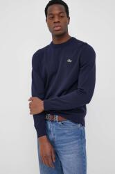Lacoste férfi pamut pulóver - sötétkék S