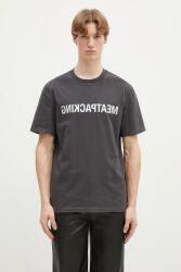 Helmut Lang pamut póló Meatpacking T. Mal Lt - szürke L