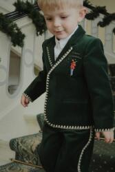 Konges Sløjd gyerek bársony nadrág ROCKY PANTS - zöld 134-140