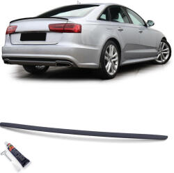  AUDI A6 S6 RS6 C7 4G limousine matt fekete ABS műanyag csomagtartó spoiler