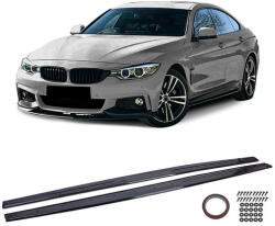  BMW F32 F33 F36 M Performance stílusú lakkozott fekete alsó küszöb spoiler szett