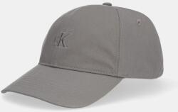 Calvin Klein siltes sapka férfi pamut - szürke Univerzális méret - answear - 15 990 Ft
