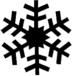  Mintalyukasztó 50mm Hópehely (TLYFO416)