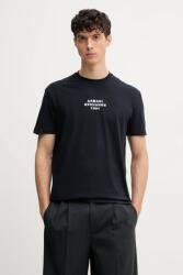 Giorgio Armani pamut póló - sötétkék M - answear - 15 790 Ft