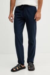 Lindbergh nadrág lenkeverékből - sötétkék XXL