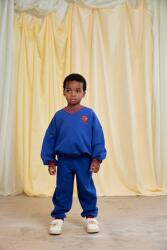 Mini Rodini gyerek pamut melegítőnadrág - kék 116-122