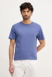 Hackett London pamut póló - kék XXL - answear - 16 990 Ft