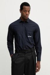 Giorgio Armani pamut ing - sötétkék XL - answear - 26 690 Ft