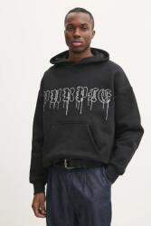 Purple Brand pamut melegítőfelső HWT FLEECE PO HOODY - fekete M