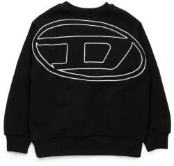 Diesel gyerek melegítőfelső pamutból SROBMEGOVALD OVER SWEAT-SHIRT - fekete 120