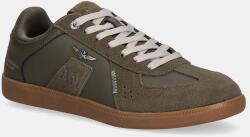 Aeronautica Militare bőr sportcipő SNEAKERS - zöld Férfi 43 - answear - 27 190 Ft