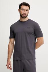 EA7 Emporio Armani t-shirt férfi pamut - szürke L - answear - 17 990 Ft