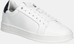 Calvin Klein bőr sportcipő LOW TOP LACE UP WOVEN - fehér Férfi 42 - answear - 37 990 Ft