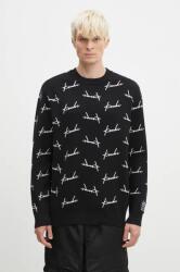 KSUBI pulóver Skript Knit - fekete XL
