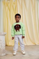 Mini Rodini gyerek pamut melegítőnadrág - szürke 56-62