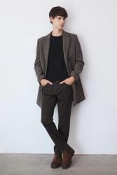 MEDICINE kabát gyapjú keverékből - barna M - answear - 22 490 Ft