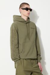 Maharishi pamut melegítőfelső Dragon Bamboo Hooded Sweat - zöld XL