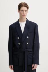 IRO gyapjú kabát - sötétkék 48