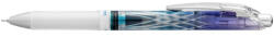 Pentel Zseléstoll, 0, 25 mm, nyomógombos, PENTEL "EnerGel BLN75 Kiriko, Lattice", kék (PENBLN75ED4) - tintasziget